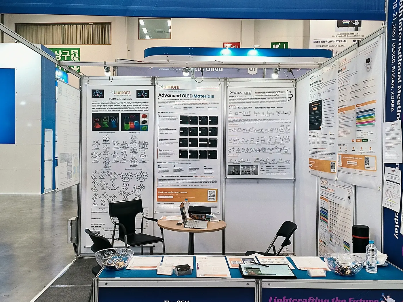 Advanced OLED materials and the OLED stack materials posters