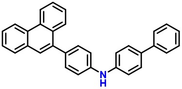 N-(4-(Phenanthren-9-yl)phenyl)-[1,1'-biphenyl]-4-amine