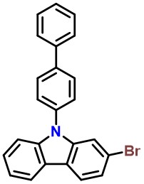 9-([1,1'-Biphenyl]-4-yl)-2-bromo-9H-carbazole