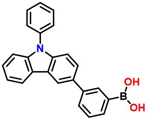 (3-(9-Phenyl-9H-carbazol-3-yl)phenyl)boronic acid
