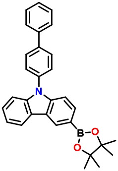 9-([1,1'-Biphenyl]-4-yl)-3-(4,4,5,5-tetramethyl-1,3,2-dioxaborolan-2-yl)-9H-carbazole