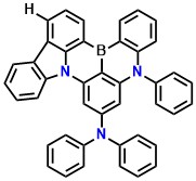 DPACzBN2 N,N,5-triphenyl-5H-5,8b-diaza-15b-borabenzo[a]naphtho[1,2,3-hi]aceanthrylen-7-amine