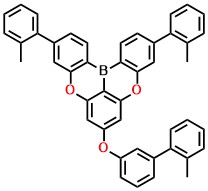 DOBNA-OAr 7-((2'-methyl-[1,1'-biphenyl]-3-yl)oxy)-3,11-di-o-tolyl-5,9-dioxa-13b-boranaphtho[3,2,1-de]anthracene