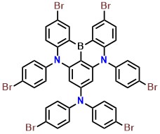 BR-MR 2,12-dibromo-N,N,5,9-tetrakis(4-bromophenyl)-5,9-dihydro-5,9-diaza-13b-boranaphtho[3,2,1-de]anthracen-7-amine