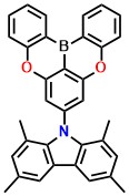 TMCz-BO 9-(5,9-dioxa-13b-boranaphtho[3,2,1-de]anthracen-7-yl)-1,3,6,8-tetramethyl-9H-carbazole