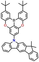 ICz-TDBA 5-(2,12-di-tert-butyl-5,9-dioxa-13b-boranaphtho[3,2,1-de]anthracen-7-yl)-7,7-dimethyl-5,7-dihydroindeno[2,1-b]carbazole