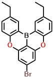 DOBNA-Et-Br 7-bromo-2,12-diethyl-5,9-dioxa-13b-boranaphtho[3,2,1-de]anthracene