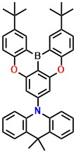 TDBA-Ac 10-(2,12-di-tert-butyl-5,9-dioxa-13b-boranaphtho[3,2,1-de]anthracen-7-yl)-9,9-dimethyl-9,10-dihydroacridine