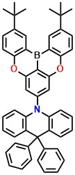 TDBA-DPAC 10-(2,12-di-tert-butyl-5,9-dioxa-13b-boranaphtho[3,2,1-de]anthracen-7-yl)-9,9-diphenyl-9,10-dihydroacridine