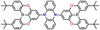 PzTDBA 5,10-bis(2,12-di-tert-butyl-5,9-dioxa-13b-boranaphtho[3,2,1-de]anthracen-7-yl)-5,10-dihydrophenazine