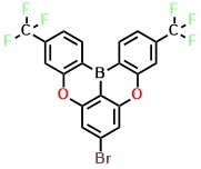 BO-Br 7-bromo-3,11-bis(trifluoromethyl)-5,9-dioxa-13b-boranaphtho[3,2,1-de]anthracene