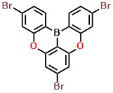 DOBNA-Br3 3,7,11-tribromo-5,9-dioxa-13b-boranaphtho[3,2,1-de]anthracene