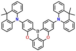 p-AC-DBNA 3,11-bis(9,9-dimethylacridin-10(9H)-yl)-5,9-dioxa-13b-boranaphtho[3,2,1-de]anthracene