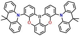 m'-AC-DBNA 4,10-bis(9,9-dimethylacridin-10(9H)-yl)-5,9-dioxa-13b-boranaphtho[3,2,1-de]anthracene