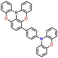 OBA-O 10-(4-(5,9-dioxa-13b-boranaphtho[3,2,1-de]anthracen-8-yl)phenyl)-10H-phenoxazine