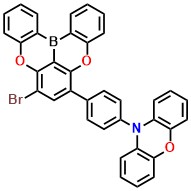OBA-BrO 10-(4-(6-bromo-5,9-dioxa-13b-boranaphtho[3,2,1-de]anthracen-8-yl)phenyl)-10H-phenoxazine