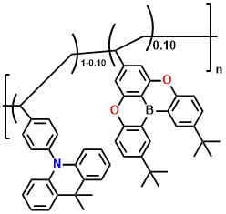 PBO-TB-10 10-(4-(4-(2,12-di-tert-butyl-5,9-dioxa-13b-boranaphtho[3,2,1-de]anthracen-7-yl)hexan-2-yl)phenyl)-9,9-dimethyl-9,10-dihydroacridine
