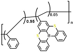 PS-BSS 7-(5-phenylhexan-3-yl)-5,9-dithia-13b-boranaphtho[3,2,1-de]anthracene