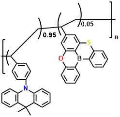PAc-BOS 10-(4-(4-(5-oxa-9-thia-13b-boranaphtho[3,2,1-de]anthracen-7-yl)hexan-2-yl)phenyl)-9,9-dimethyl-9,10-dihydroacridine