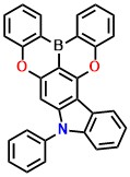 Ph-OBNA 11-phenyl-11H-9,16-dioxa-11-aza-4b-boraindeno[1,2-a]naphtho[3,2,1-de]anthracene
