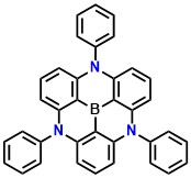 BN3 4,8,12-triphenyl-8,12-dihydro-4H-4,8,12-triaza-3a2-boradibenzo[cd,mn]pyrene