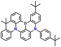 BN2 11-(tert-butyl)-8-(4-(tert-butyl)phenyl)-16,16-dimethyl-8H,16H-4b,8-diaza-12b-boradibenzo[a,j]perylene