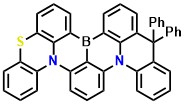 BN4 12,12-diphenyl-12H-5-thia-16b,19b-diaza-8b-boraanthra[1,9-ab]benzo[j]perylene