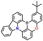 CzBNO 2-(tert-butyl)-5-oxa-8b-aza-15b-borabenzo[a]naphtho[1,2,3-hi]aceanthrylene