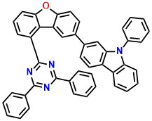 9H-Carbazole, 2-[9-(4,6-diphenyl-1,3,5-triazin-2-yl)-2-dibenzofuranyl]-9-phenyl-