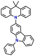PCZAC 9,10-Dihydro-9,9-dimethyl-10-(9-phenyl-9H-carbazol-3-yl)-acridine