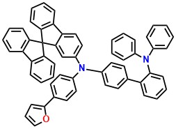 N4'-(9,9'-spirobi[fluoren]-2-yl)-N4'-(4-(furan-2-yl)phenyl)-N2,N2-diphenyl-[1,1'-biphenyl]-2,4'-diamine