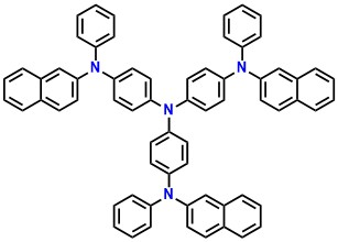 2T-NATA 4,4',4''-Tris(N-(naphthalen-2-yl)-N-phenyl-amino)-triphenylamine