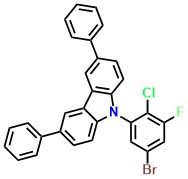 9-(5-bromo-2-chloro-3-fluorophenyl)-3,6-diphenyl-9H-carbazole