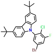 9-(5-bromo-2-chloro-3-fluorophenyl)-3,6-di-tert-butyl-9H-carbazole