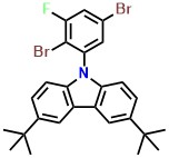 9H-Carbazole, 9-(2,5-dibromo-3-fluorophenyl)-3,6-bis(1,1-dimethylethyl)-