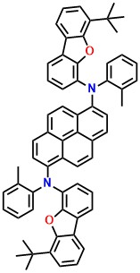 N,N'-Bis(2-methylphenyl)-N,N'-bis(6-tert-butyldibenzofuran-4-yl)pyrene-3,8-diamine