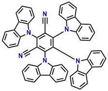 4CzIPN 2,4,5,6-tetra(9H-carbazol-9-yl)isophthalonitrile