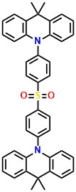 DMAC-DPS 10,10'-(4,4'-Sulfonylbis(4,1-phenylene))bis(9,9-dimethyl-9,10-dihydroacridine)