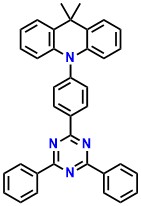 DMAC-TRZ 10-(4-(4,6-Diphenyl-1,3,5-triazin-2-yl)phenyl)-9,9-dimethyl-9,10-dihydroacridine