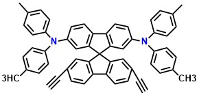 2',7'-bis(4-methyl-N-(4-methylphenyl)anilino)-9,9'-spirobi[fluorene]-2,7-dicarbonitrile