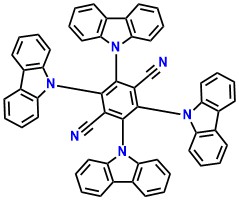 2,3,5,6-tetrakis(carbazol-9-yl)-1,4-dicyanobenzene