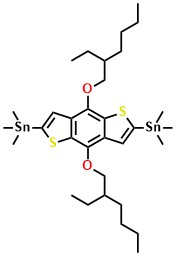 4,8-Bis[(2-ethylhexyl)oxy]-2,6-bis(trimethylstannyl)benzo[1,2-b:4,5-b']dithiophene