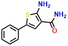 2-AMINO-5-PHENYL-THIOPHENE-3-CARBOXYLIC ACID AMIDE
