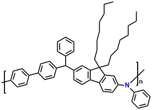 Poly[(9,9-dioctylfluorene-2,7-diyl)-alt-(N,N'-diphenylbenzidine-N,N'-diyl]