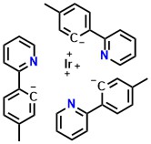 Ir(mppy)3; Tris[2-(p-tolyl)pyridine-C2,N)]iridium(III)