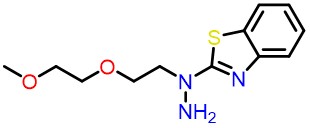 2-(1-(2-(2-Methoxyethoxy)ethyl)hydrazinyl)benzo[d]thiazole
