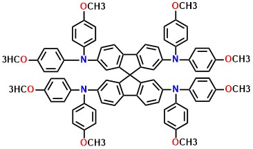 Spiro-OMeTAD 2,2',7,7'-Tetrakis(N,N-di-p-methoxyphenylamino)-9,9'-spirobifluorene