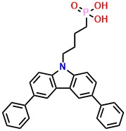 (4-(3,6-Diphenyl-9H-carbazol-9-yl)butyl)phosphonic acid