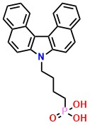 (4-(7H-Dibenzo[c,g]carbazol-7-yl)butyl)phosphonic acid