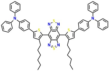 4,4'-[2?4d2-Benzo[1,2-c:4,5-c']bis[1,2,5]thiadiazole-4,8-diylbis(4-hexyl-5,2-thiophenediyl)]bis[N,N-diphenylbenzenamine]